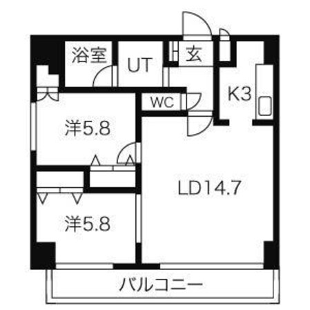 ハイムエルデZWの物件間取画像